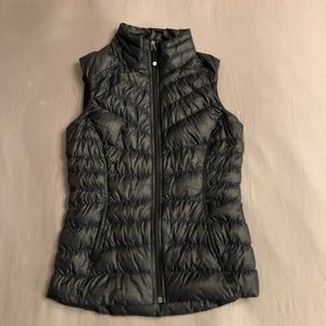 Black Athleta Puff Vest